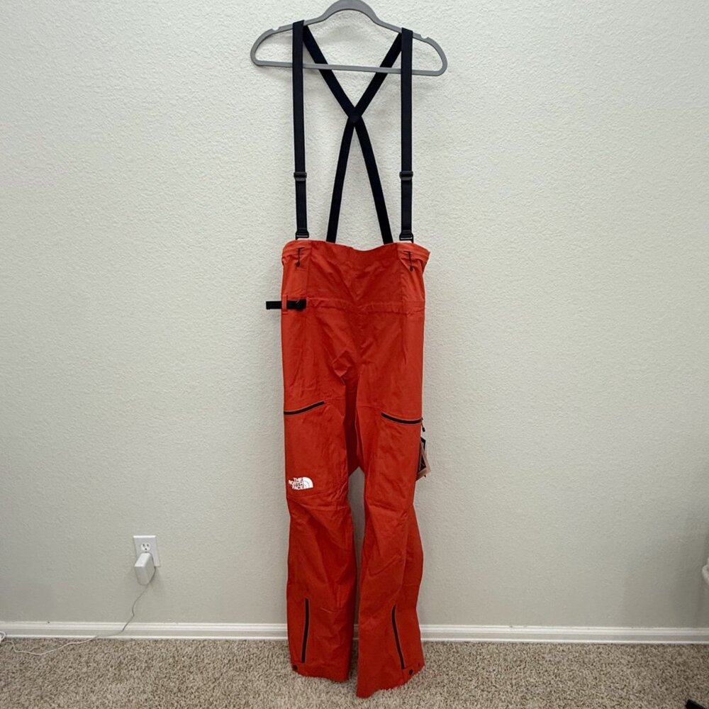 The North Face Pumori GTX Pro Ski Snow Bib Auburn Glaze Womens size XXL Long NEW